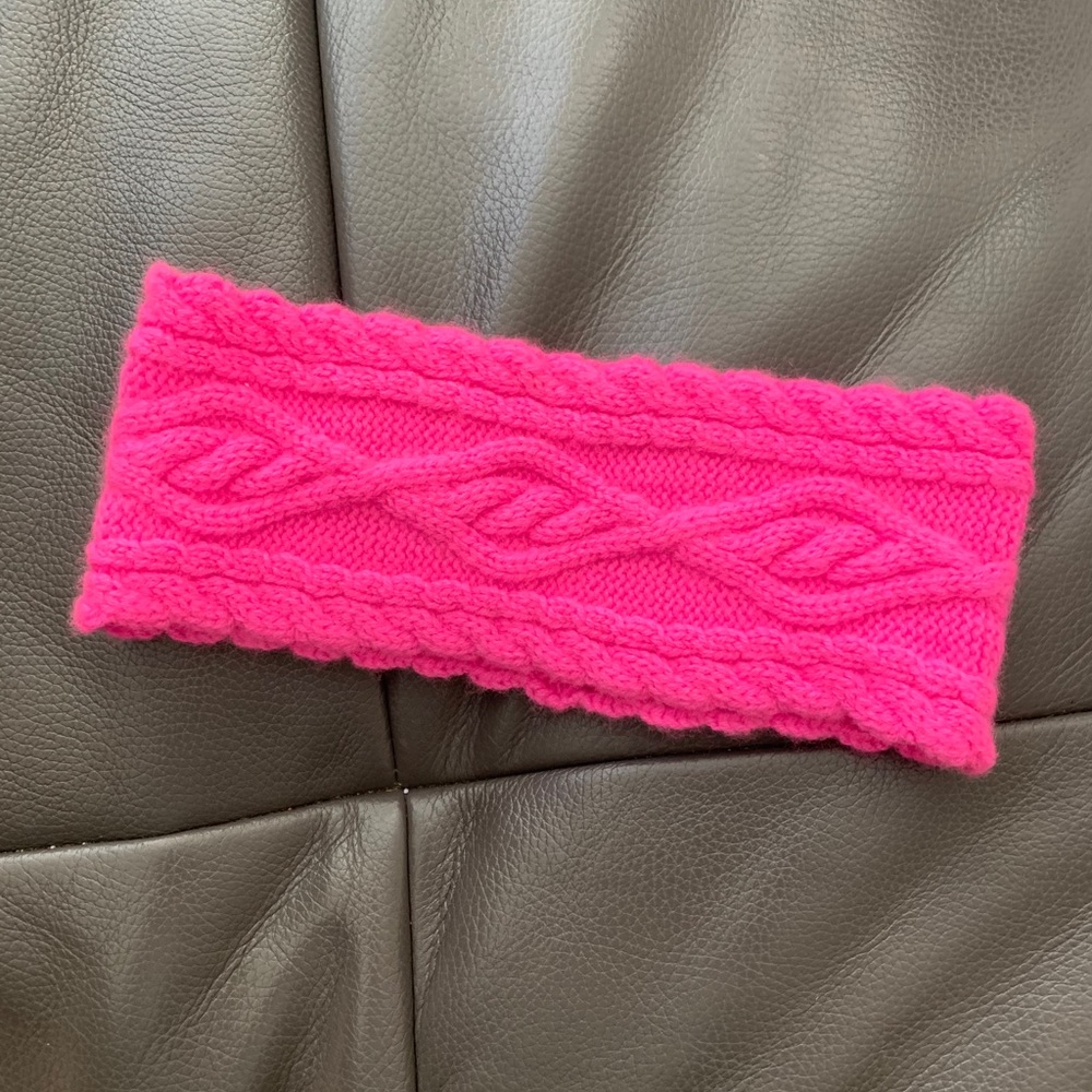 NWOT Autumn Cashmere Ear Warmer - Hot Pink